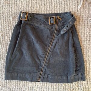 Urban Outfitters Gray Corduroy Skirt
